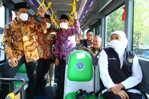 HUT Ke-77 Jatim, Warga Sidoarjo, Surabaya, dan Gresik Bisa Naik Bus Trans Jatim Gratis