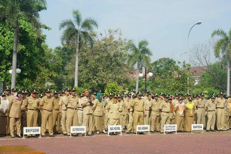 Pemkab Karawang meminta masyarakat tak mewaspadai penipuan penerimaan CPNS.