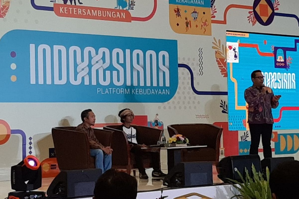 Diskusi bertajuk ?Indonesiana, Platform Kebudayaan? di Jakarta, Kamis (5/12/2019), yang diselenggarakan oleh Direktorat Jenderal Kebudayaan Kementerian Pendidikan dan Kebudayaan (Kemendikbud).