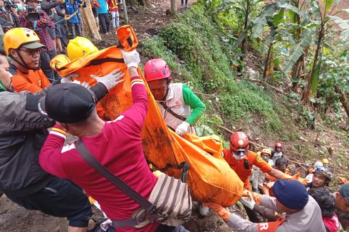 10 Jenazah Korban Longsor di Cianjur Berhasil Dievakuasi, 6 di Antaranya Terjepit Mobil