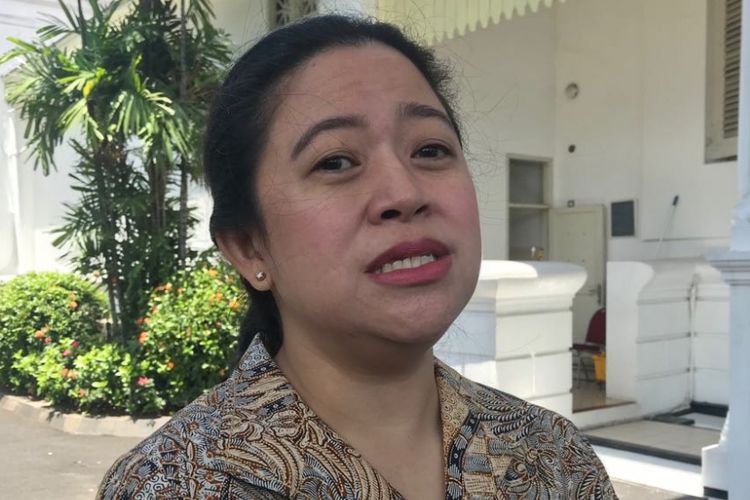 Politikus PDI Perjuangan sekaligus Menteri Koordinator Pembangunan Manusia dan Kebudayaan Puan Maharani.