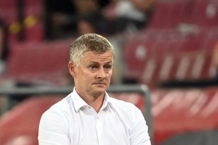 Pelatih Manchester United, Ole Gunnar Solskjaer.