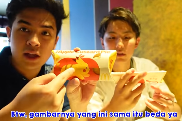 Jerome Polin coba menu McD x Pikachu