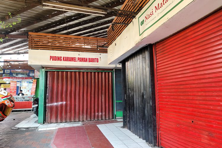 Potret kios kuliner di area Plaza 2 Blok M yang hengkang, Kamis (4/9/2025). 