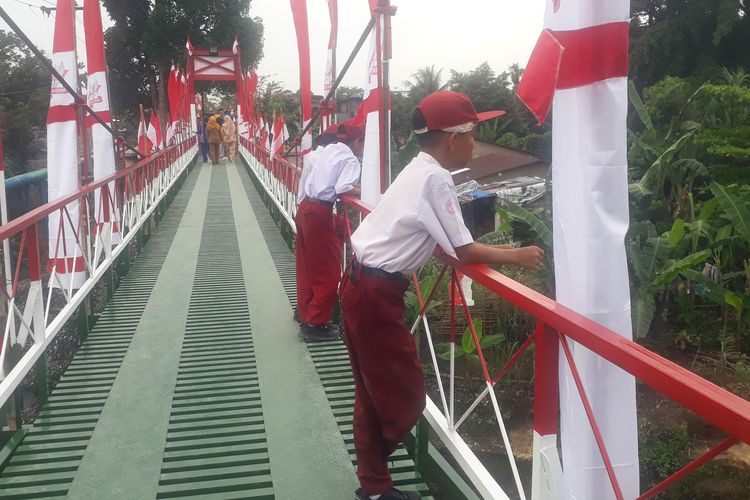 Jembatan di Medan Dibangun Setelah Dua Tahun Roboh, Juminah Tak Lagi Pikirkan Ongkos Anak Sekolah