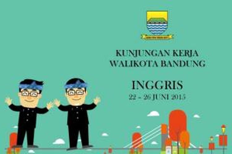 Laporan Wali Kota Bandung Ridwan Kamil atas kunjungannya ke Ingggris yang disampaikan di laman Facebook.