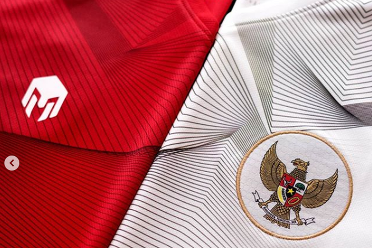 Foto Makna Lambang Garuda di Jersey Timnas Indonesia