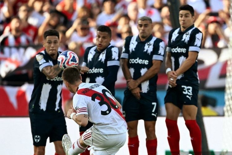 Hasil River Plate Vs Monterrey 0-0: Mastantuono Buntu di Hadapan Ramos