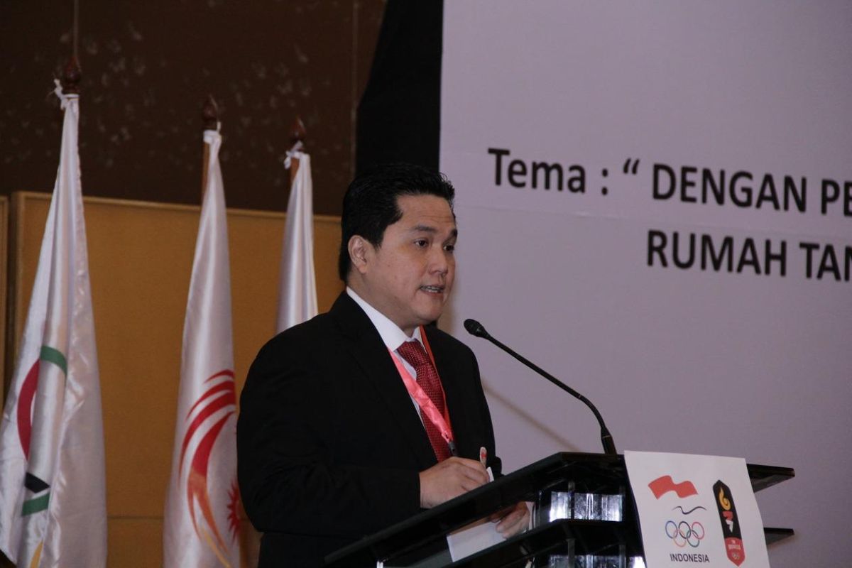 Ketua Umum Komite Olimpiade Indonesia periode 2015-2019, Erick Thohir.