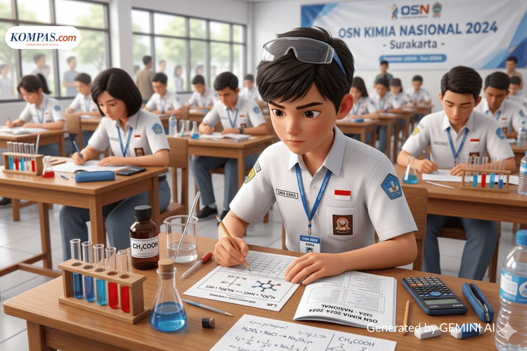 55 Soal OSN Kimia SMA 2025 Lengkap Kunci Jawaban, Sesuai Kisi-kisi Materi