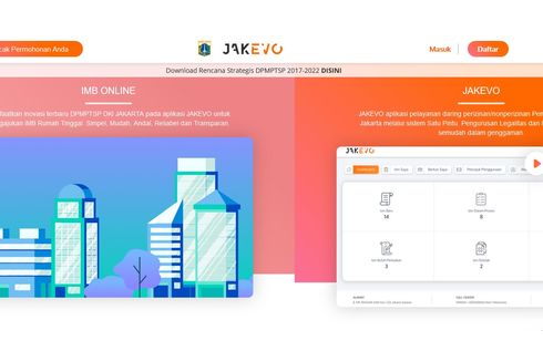 Ini Cara Mengajukan Beragam Izin secara Online Lewat JakEVO