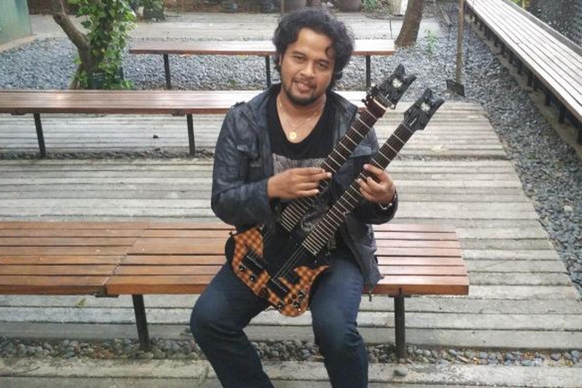 Gitaris I Wayan Balawan di Komunitas Salihara, Pasar Minggu, Jakarta Selatan, Selasa (4/8/2015)
