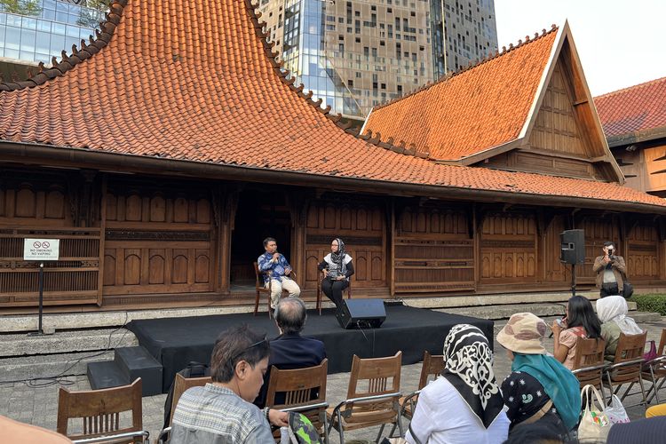 Pembukaan pameran Max Havelaar di Bentara Budaya Jakarta, Kamis (5/10/2023).