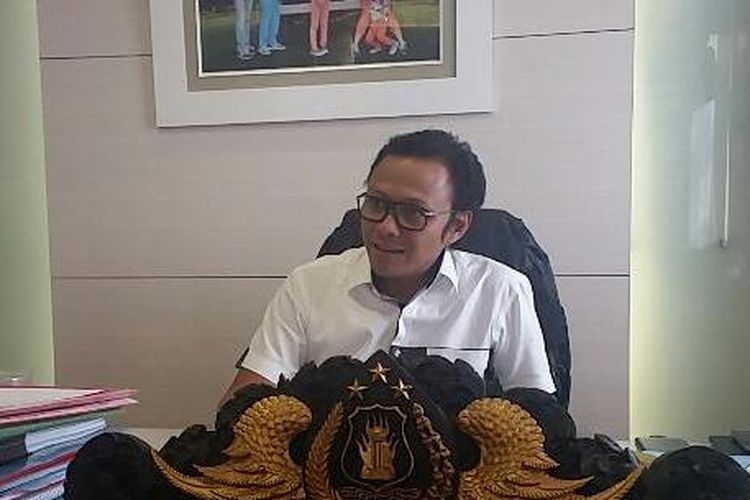 Kepala Satuan Reserse dan Kriminal Kepolisian Resor Metro Jakarta Utara AKBP Yuldi Yusman saat ditemui di ruangannya, Rabu (2/3/2016).