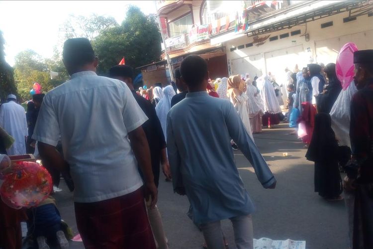 Kemunculan Ular Bikin Shaf Jamah Sholat Id Kocar kacir