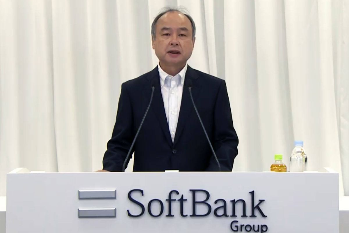 CEO SoftBank Group Masayoshi Son.