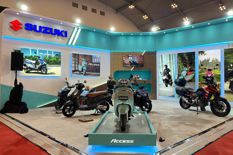 Ilustrasi booth Suzuki di IMOS 2025