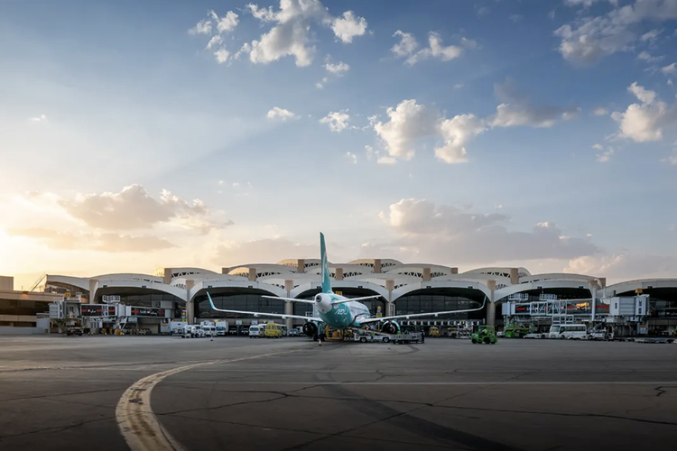 Ilustrasi Bandara Internasional King Khalid.