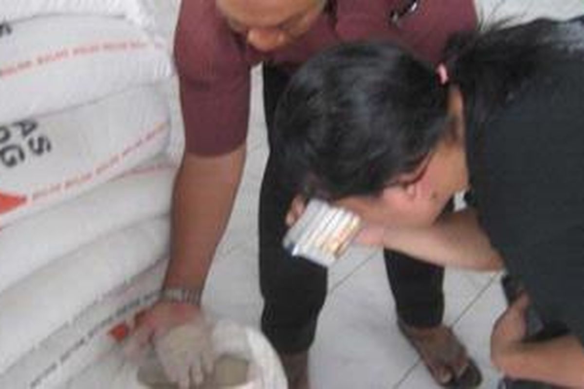 Sekdes Plantaran memperlihatkan raskin berkutu.