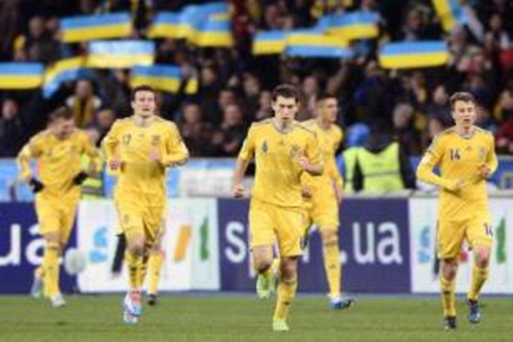 Tim nasional Ukraina.