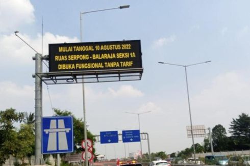 Mau ke GIIAS 2022, Bisa Lewat Tol Serpong-Balaraja yang Masih Gratis