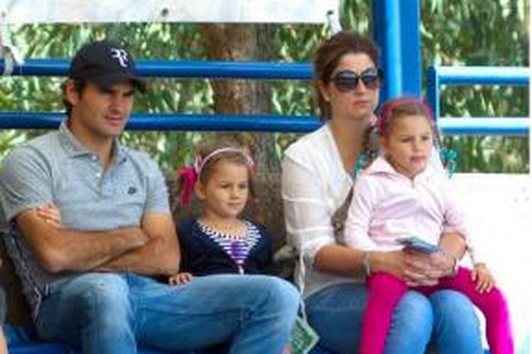 Roger Federer, Mirka dan puteri kembar mereka
