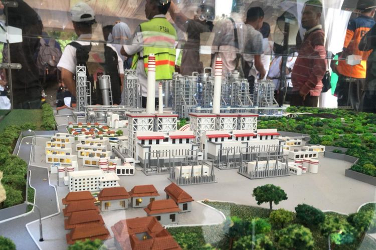 Rancangan pembangunan pabrik hilirisasi batubara menjadi DME di wilayah Kecamatan Peranap, Kabupaten Indragiri Hulu, Riau.