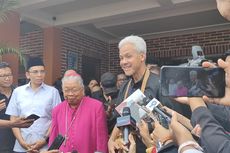 Temui Uskup Agung Merauke, Ganjar Dapat Pesan untuk Bergembira Hadapi Pemilu