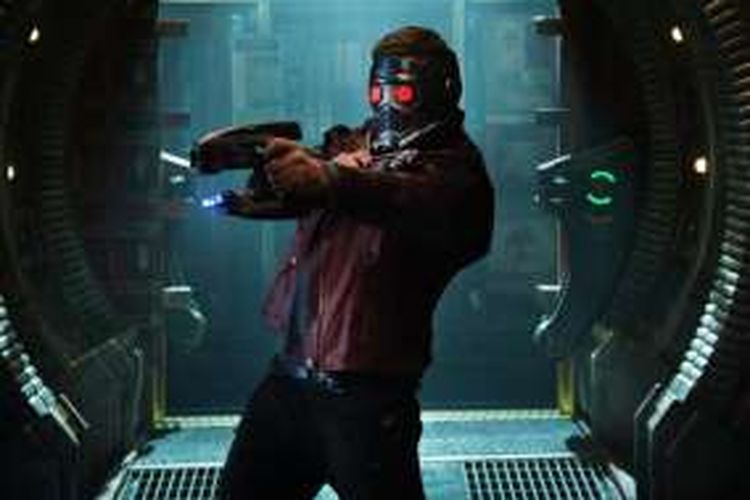 Chris Pratt berperan sebagai Star-Lord dalam Guardians of The Galaxy