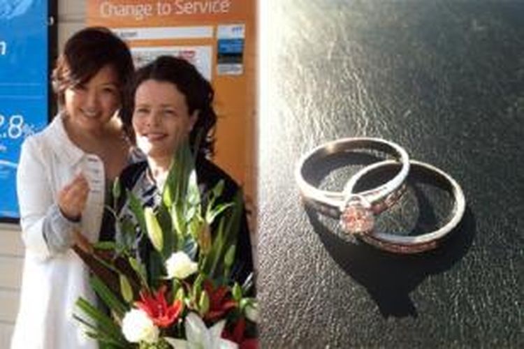 Lily Yan (kiri) bersama penemu cincinnya Carol Gellard. (Photo: Lily Yan) 