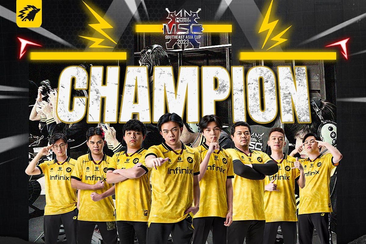 Onic Esports juara MSC 2023.