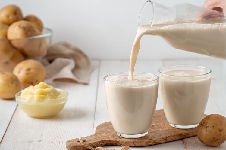 Ilustrasi susu kentang.