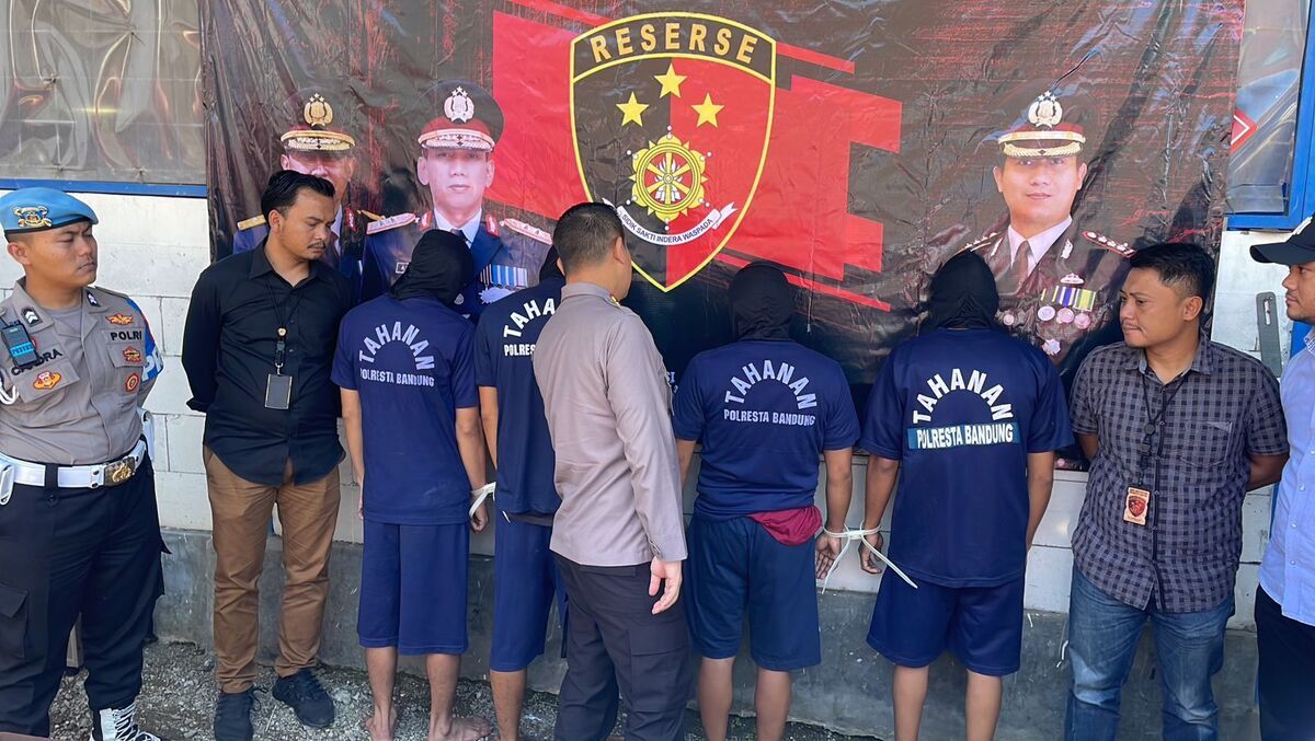 4 Pengoplos Elpiji di Bandung Dibekuk, Sempat Jual Murah ke Warga
