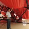 Atap GOR Waringin Jayapura yang Pernah Dipakai PON XX Roboh