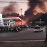 Terkena Percikan Api Sepeda Motor, SPBU di Kefamenanu Terbakar
