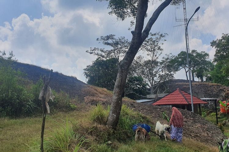 Suasana di sekitar Kampung Pitu, Nglanggeran, Patuk, Gunungkidul.