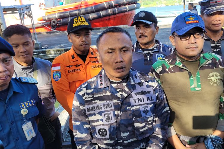 Komandan Pangkalan TNI Angkatan Laut (Danlanal) Cilacap Kolonel Bambang Beno di Cilacap, Jawa Tengah, Kamis (20/7/2023).