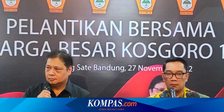 Ridwan Kamil Gabung Golkar, PKB: Harus Banyak Belajar Politik