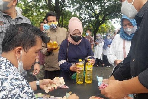 9.000 Liter Minyak Goreng Hasil Sitaan Kasus Penimbunan Dijual ke Warga Serang Seharga Rp 14.000