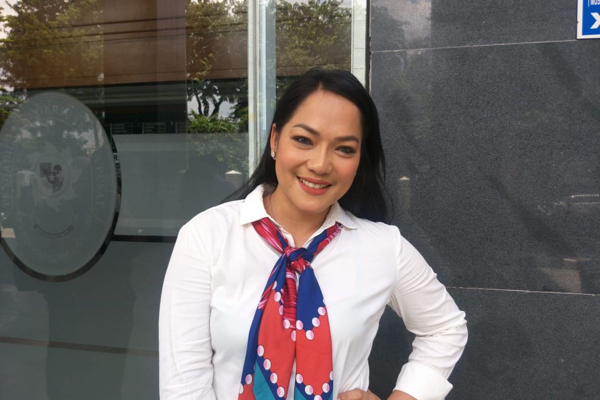 Jenny Cortez saat ditemui usai sidang di Pengadilan Negeri Jakarta Pusat, Selasa (10/3/2020).