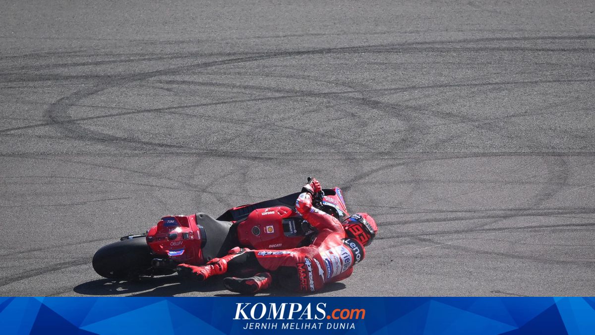 Marc Marquez soal Crash di MotoGP Mandalika 2025: Sedih, Bezzecchi ...
