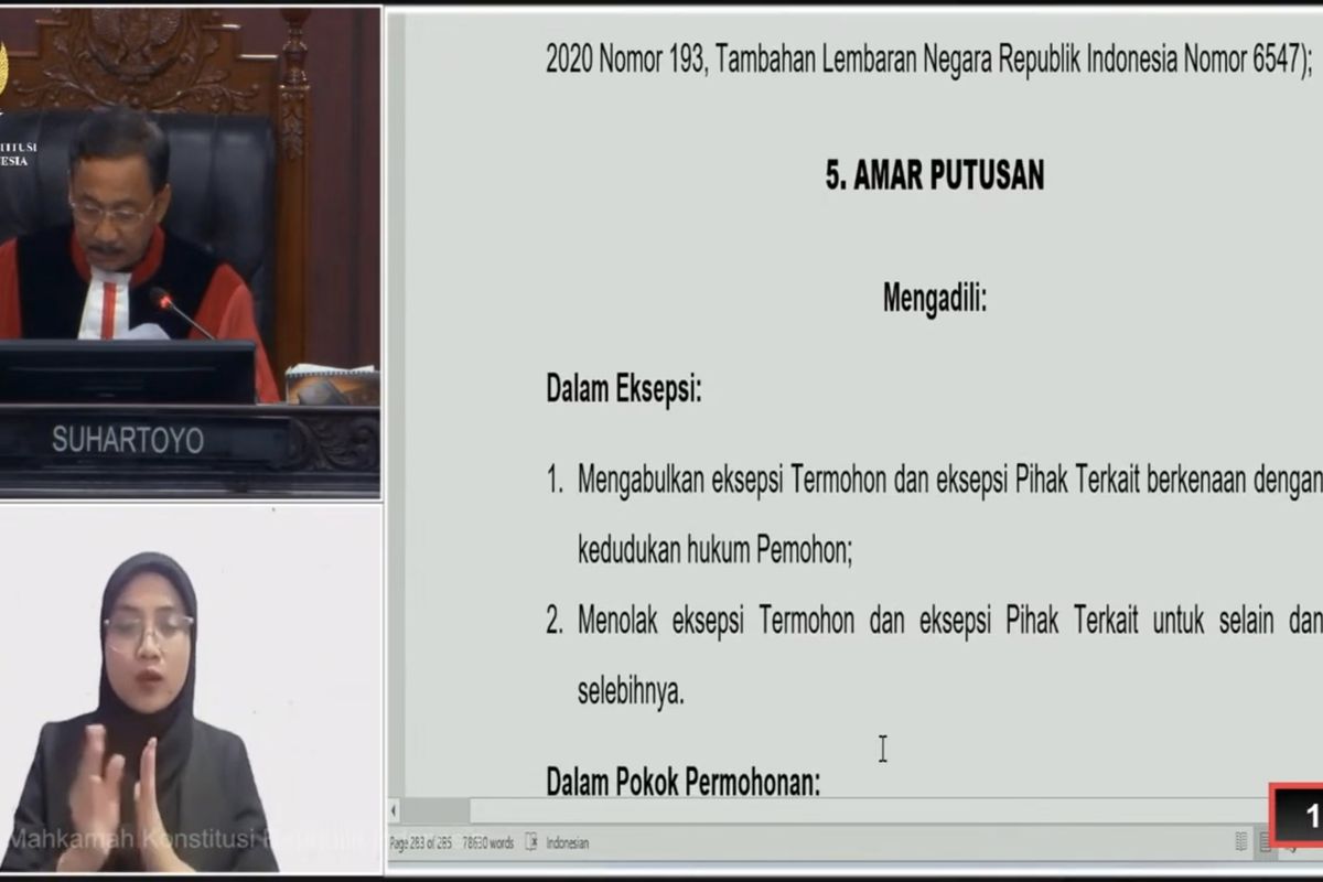 Mahkamah Konstitusi Tolak Gugatan Pilkada Mahulu, Angela-Suhuk Sah Pimpin Mahakam Ulu
