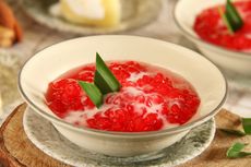 Resep Es Merah Delima untuk Takjil, Dessert Legendaris Hokben 
