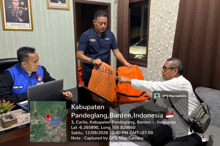 Polda Banten Pastikan Jeriken dan Life Jacket Temuan Hari Kelima Bukan Milik Rombongan Jurnalis