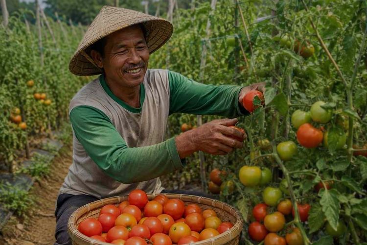 Panen Tomat di Magetan Melimpah, Harga Justru Anjlok Rp 1.500 Per Kilogram