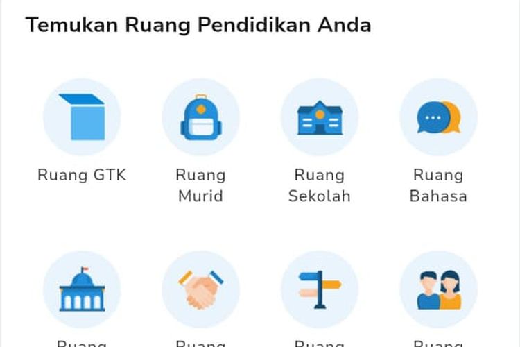 Potongan gambar aplikasi Rumah Pendidikan.