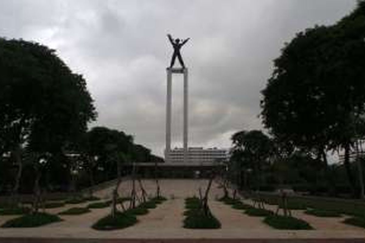 Lapangan Banteng, Jakarta Pusat. Rencananya, Lapangan Banteng akan direnovasi dan rampung pada Agustus 2017 mendatang. 