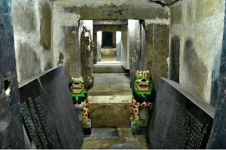 Istana bawah tanah di Kuil Famen. [Via Chinawhisper.com]