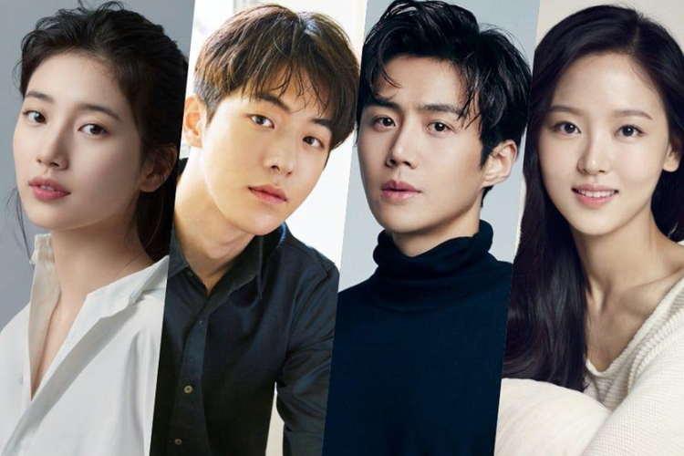 Suzy, Nam Joo Hyuk, Kim Seon Ho, And Kang Han Na para pemain dalam drama Startup.