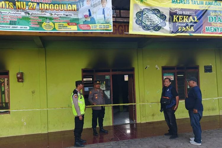 Sempat Terhenti Akibat Kebakaran, KBM di MTs NU 27 Unggulan Kendal Mulai Aktif